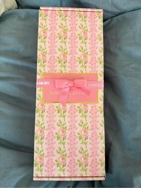 Love Shack Fancy Blooming Heirloom BNIB with Ribbon 20oz Slim Bottle